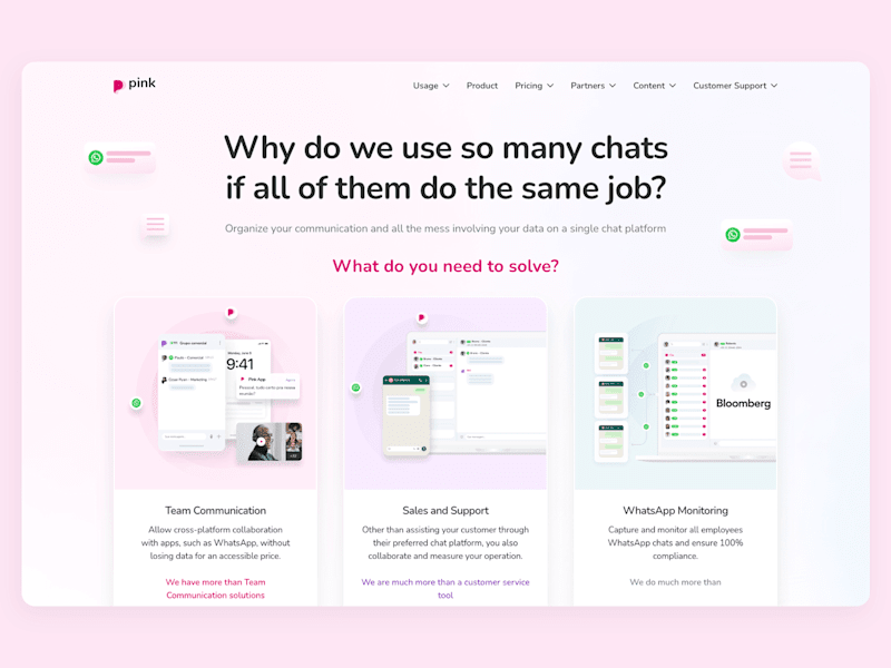 Cover image for Pink App: Webflow Development 