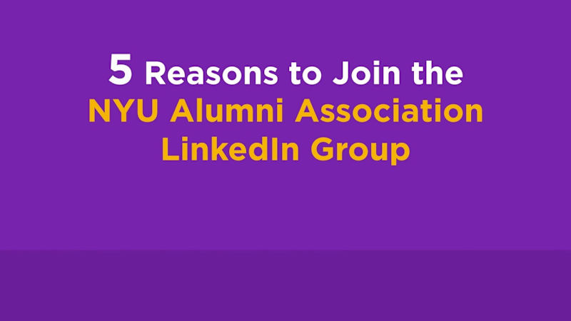 Cover image for NYU Alumni Association LinkedIn Group | NYU ALUMNI
