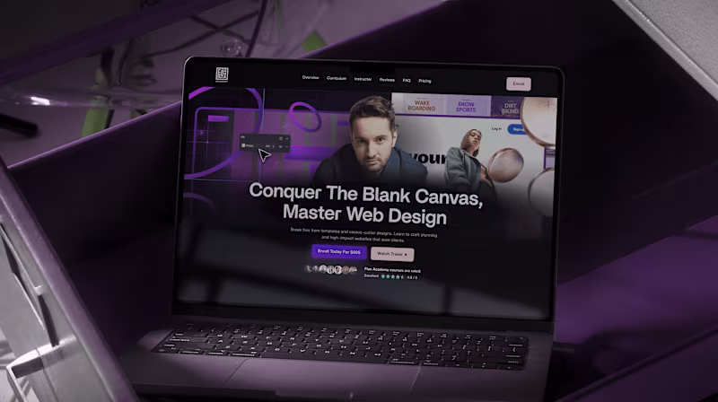 Cover image for Stunning launch visuals for Flux Academy