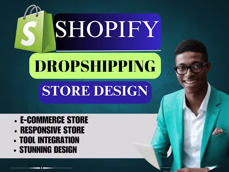 Cover image for setup shopify dropshipping store via aliexpress dropified doba 