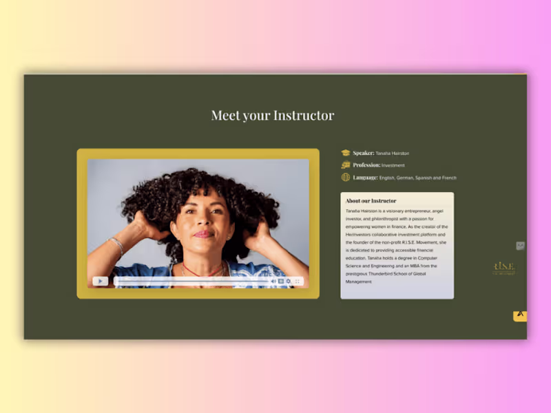 Cover image for UI/UX Design Project - Course Landing Page