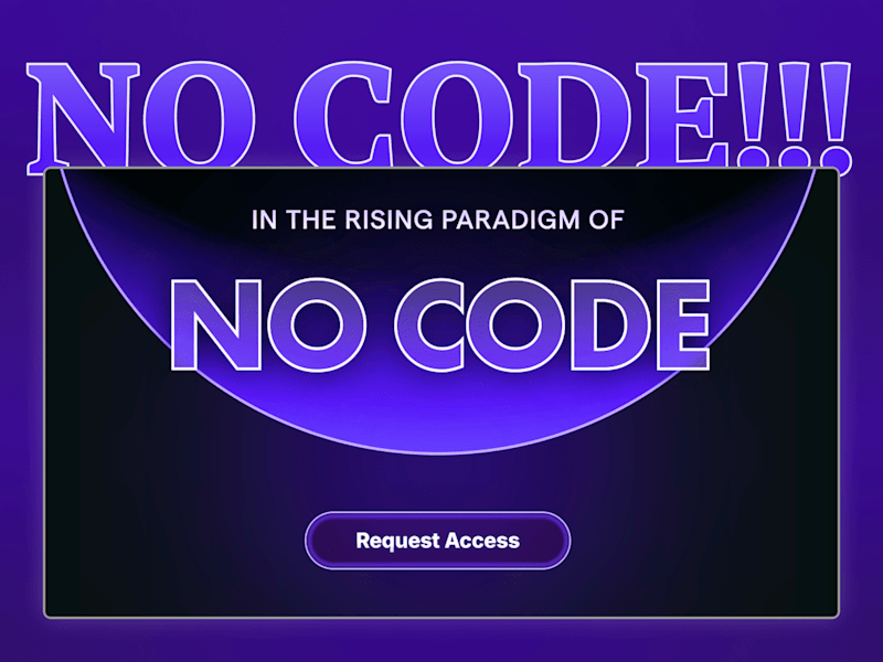 Cover image for No Code Tools Framer & Figma Landing Page Design & Development