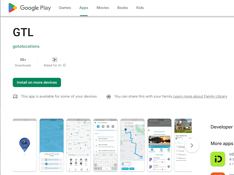 Cover image for GTL - Apps on Google Play