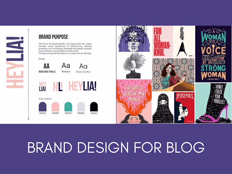 Cover image for Brand Kit Design for Personal Blog