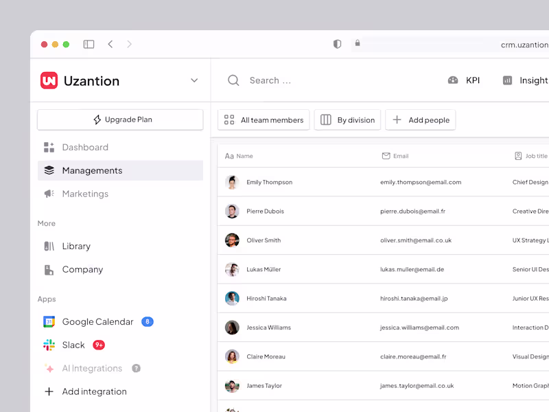 Cover image for Member Area CRM AI Integration - Dashboard