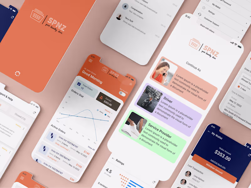 Cover image for I will design creative and modern Mobile App UI UX