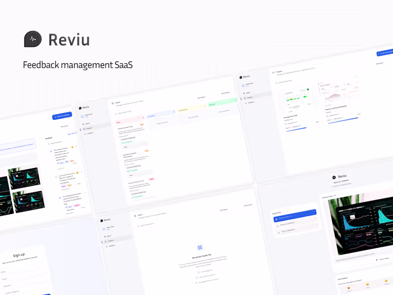 Cover image for Designing Reviu: Feedback Management SaaS