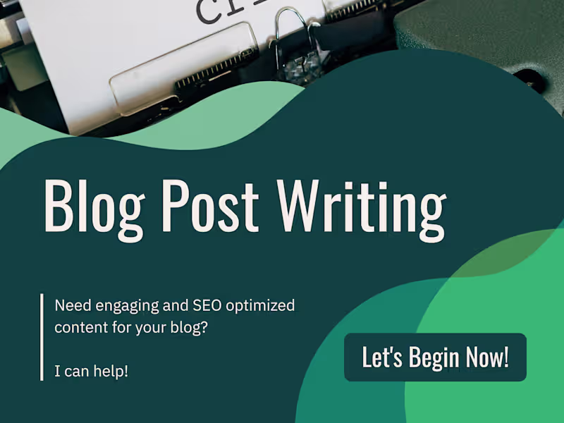 Cover image for Elevate Your Online Presence with Compelling Blog Posts