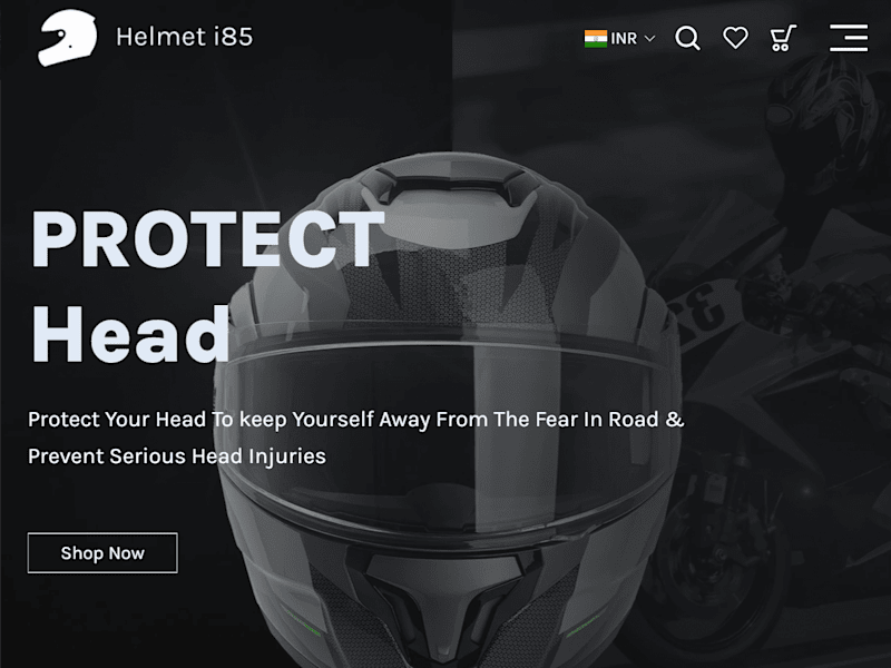 Cover image for Helmet Store Makeover – Clean, Fast & Built to Convert