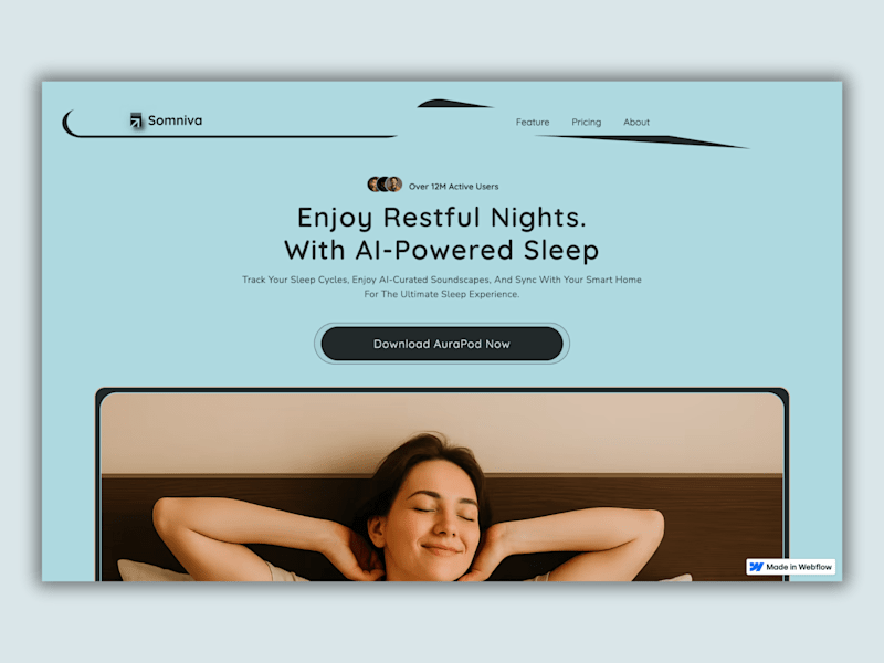 Cover image for Somnia Website Design for Enhanced User Engagement