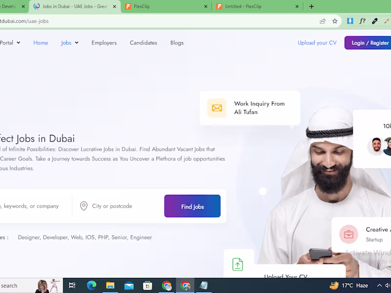 Cover image for Job Website Design