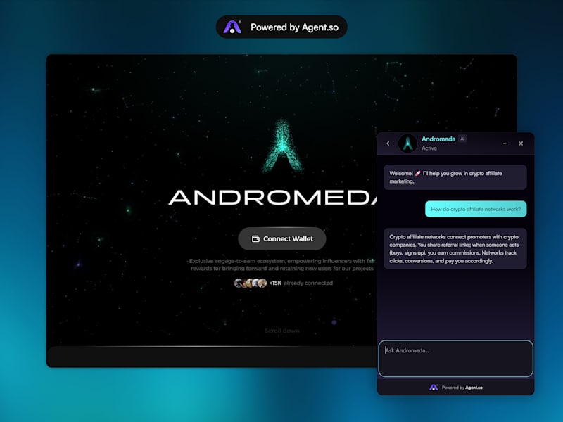 Cover image for Custom AI Agent for Andromeda