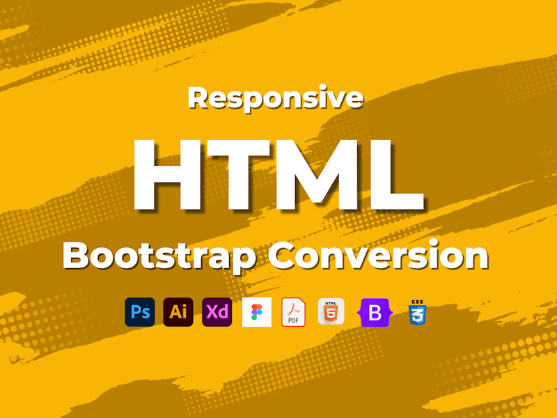 Cover image for I will do responsive HTML landing page or elementor landing page