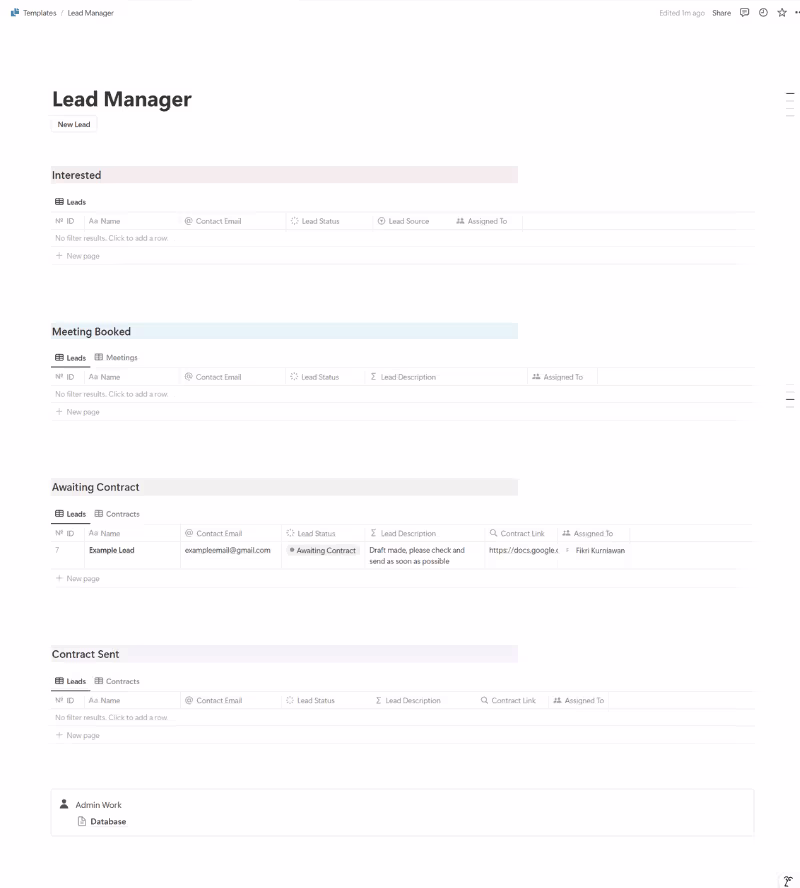 Cover image for Automated Notion Lead Manager