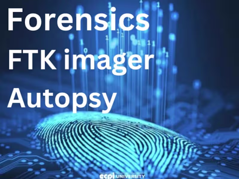 Cover image for I will do digital forensics with autopsy or ftk