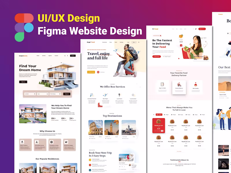 Cover image for Figma Website Design