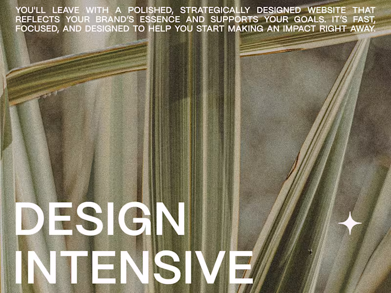 Cover image for Website In A Week (Design Intensive)