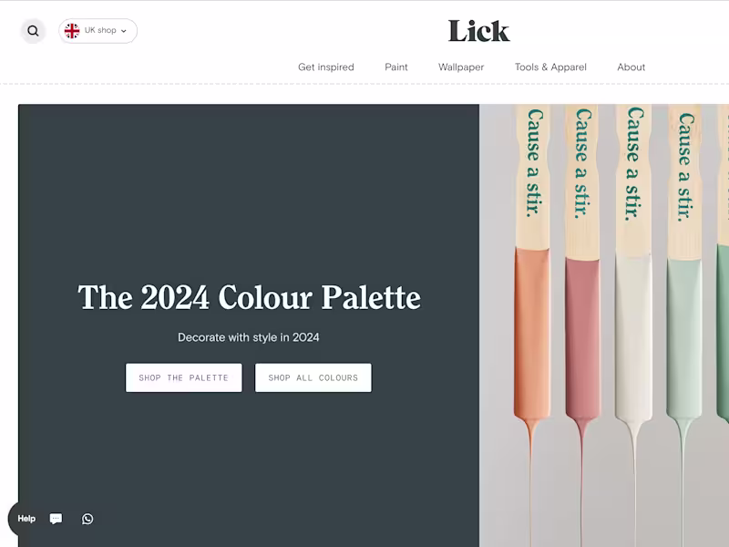 Cover image for Lick (Custom Front-end Shopify Development & Headless CMS)