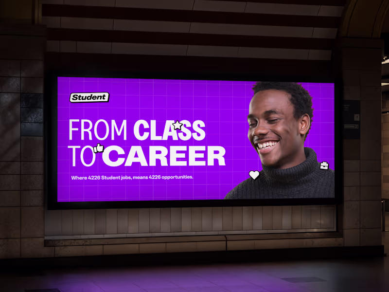 Cover image for Brand design for a student career platform
