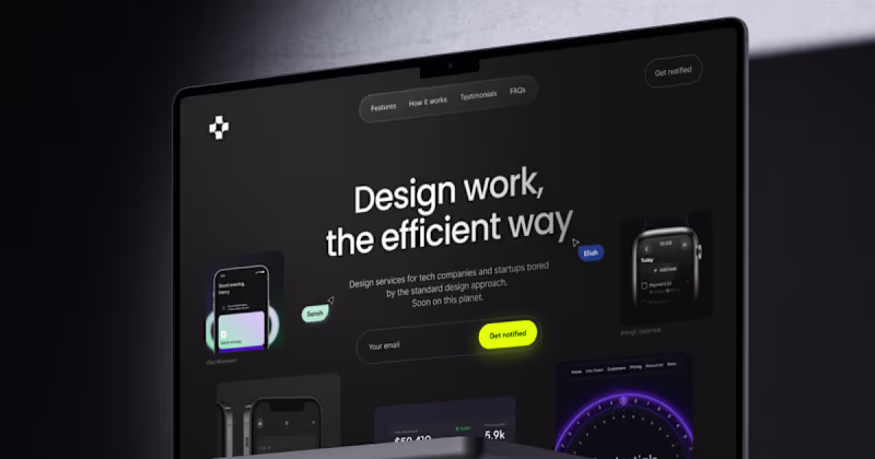 Cover image for Responsive Landing Page Design with Framer