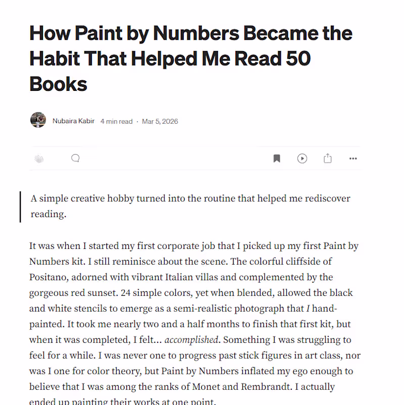 Cover image for Casual Article Writing
