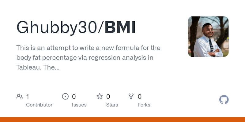 Cover image for Ghubby30/BMI
