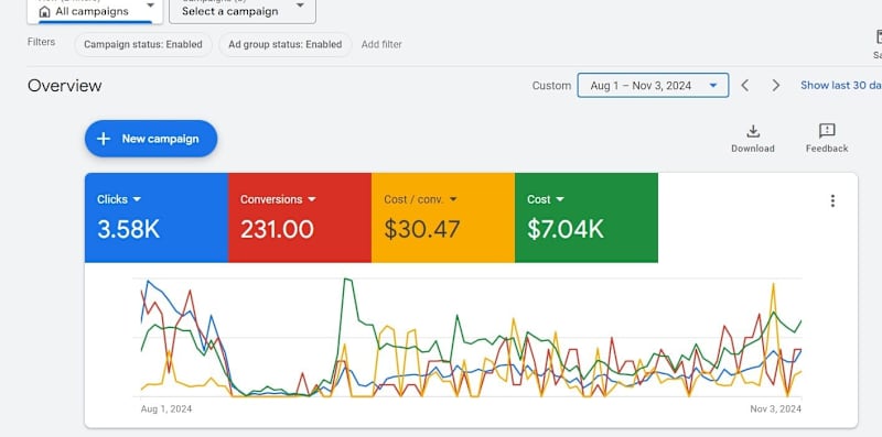 Cover image for E-commerce Website Google Ads Campaign