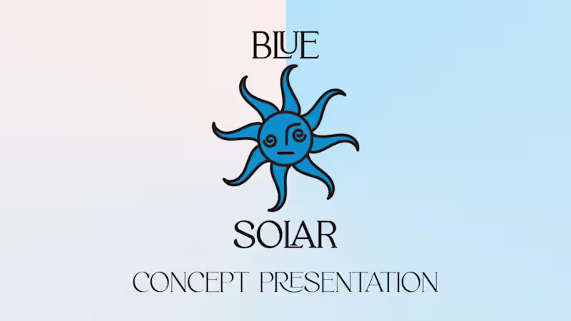 Cover image for BLUE SOLAR SELTZER