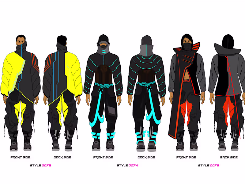 Cover image for I'll create amazing and quick flat fashion design illustrations