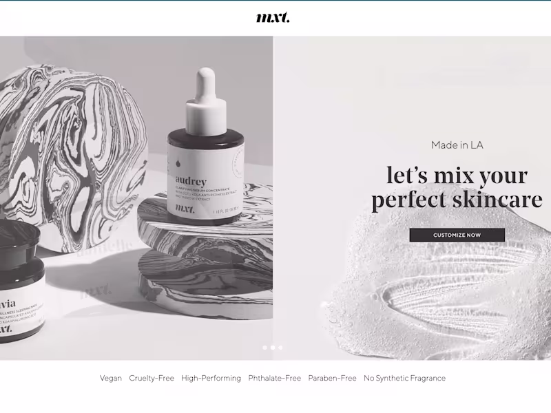Cover image for Mxt | Customized Skincare Solutions for Your Best Skin Ever