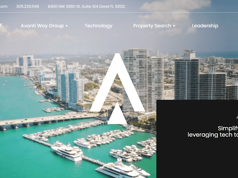 Cover image for AvantiWay || Real Estate Website