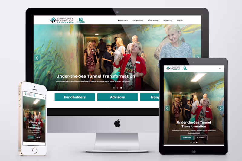 Cover image for Community foundation of Broward Relaunch
