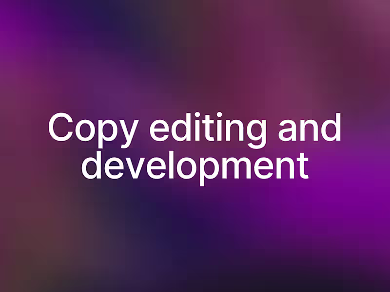 Cover image for Top-notch copy editing