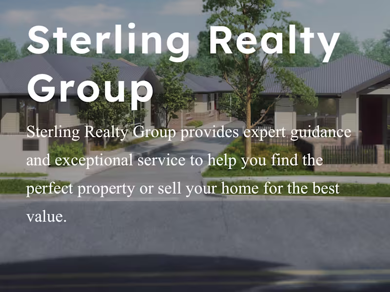 Cover image for Sterling Realty Group