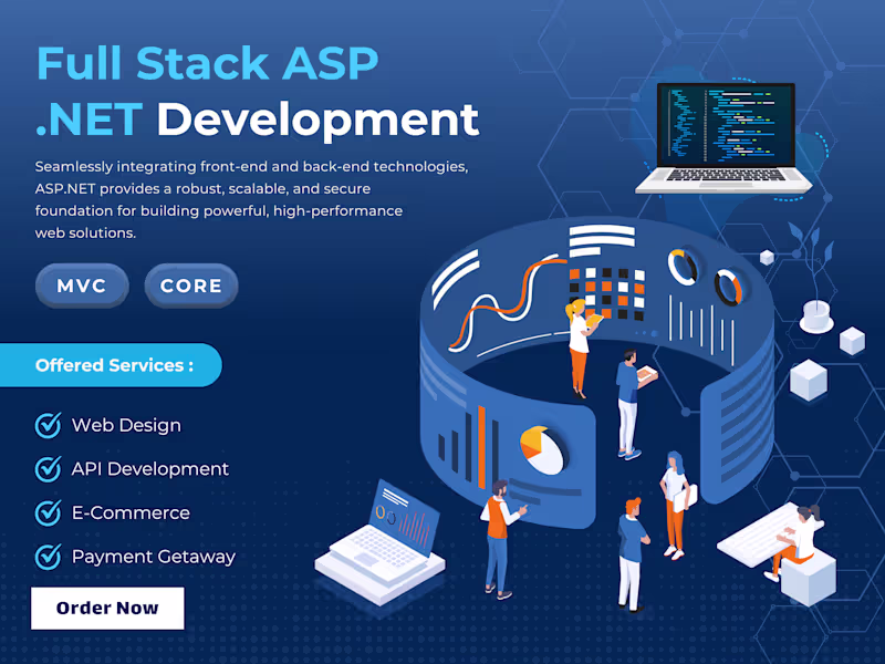 Cover image for Full-Stack Development with .NET, React & Secure APIs