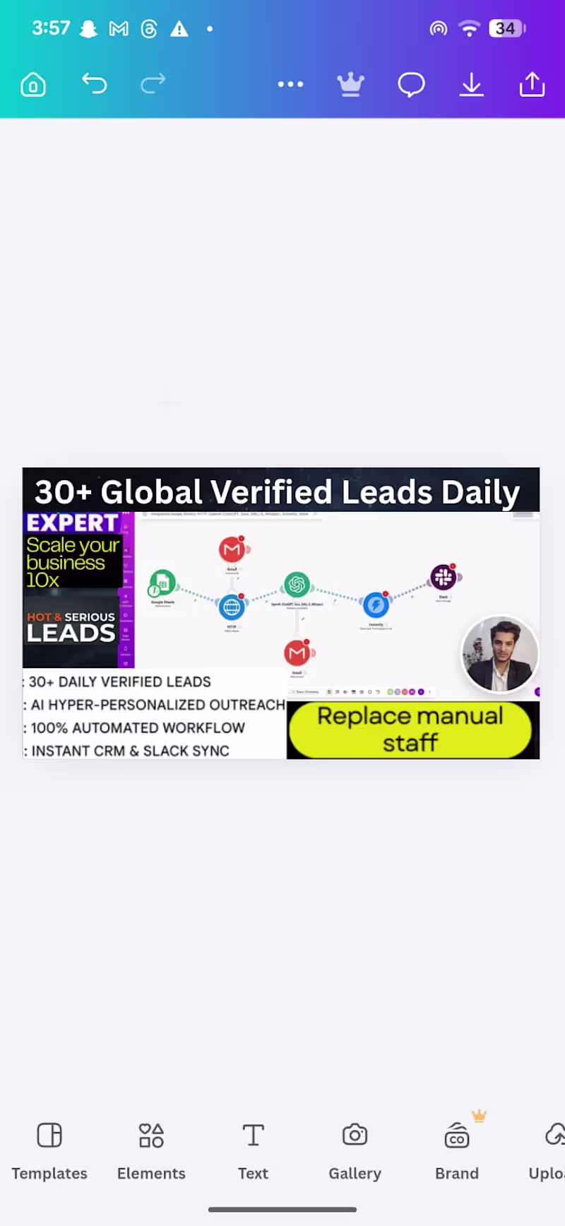 Cover image for ​AI-Growth Engine: 30+ Verify Leads & Personally Outreach Daily