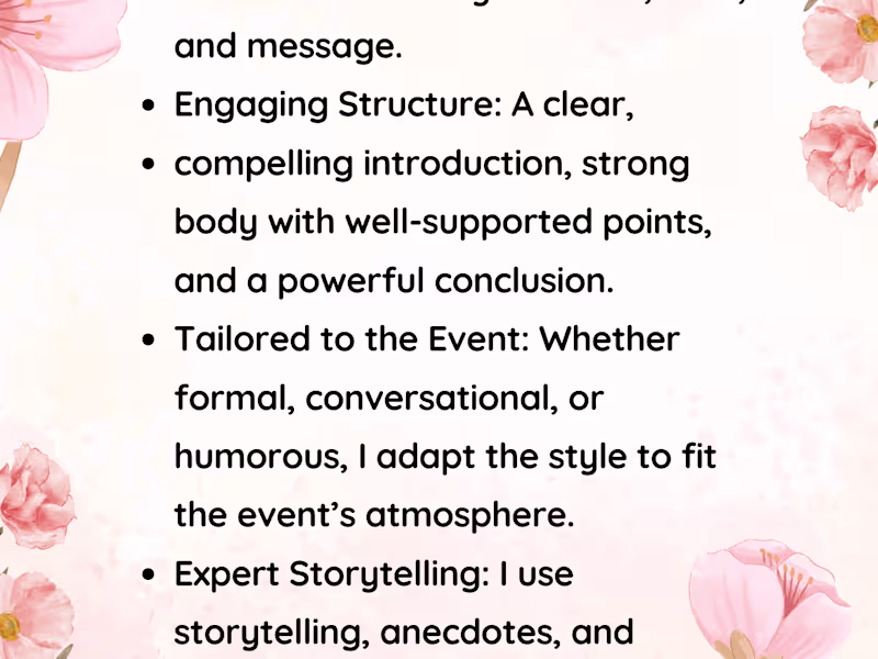 Cover image for speech writing