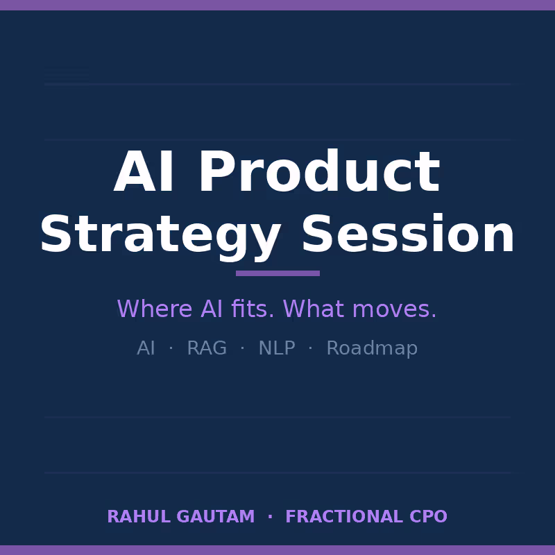 Cover image for AI Product Strategy Session