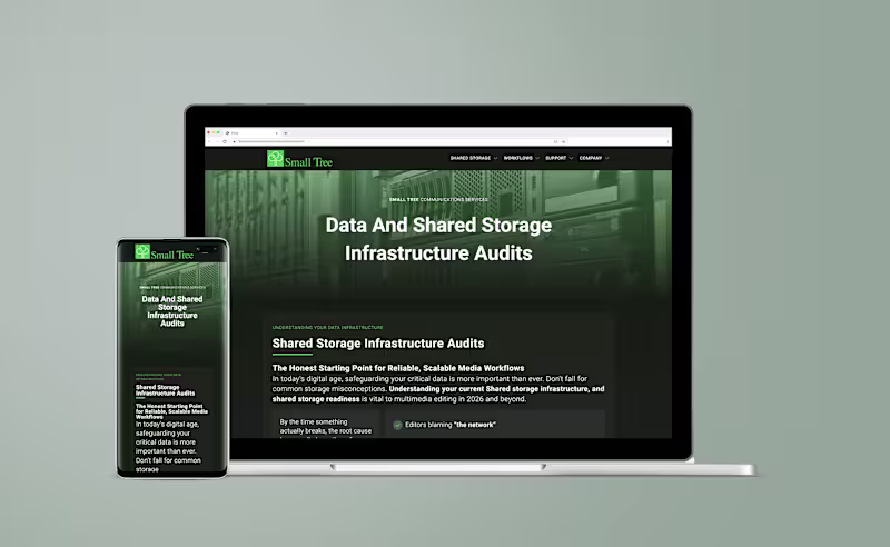 Cover image for Small Tree Website - Redesign and Copywriting Project