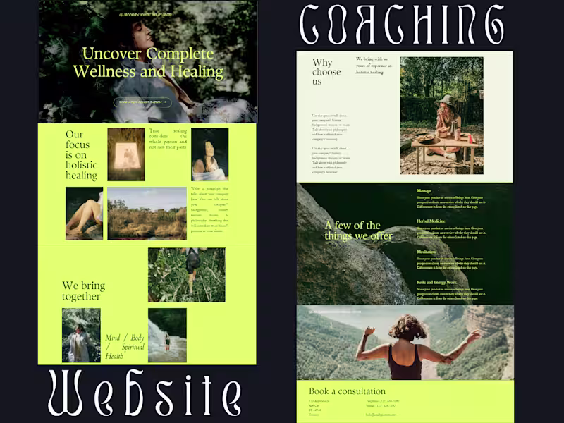Cover image for A Perfect Unforgettable Canva Website Design for Coaches 