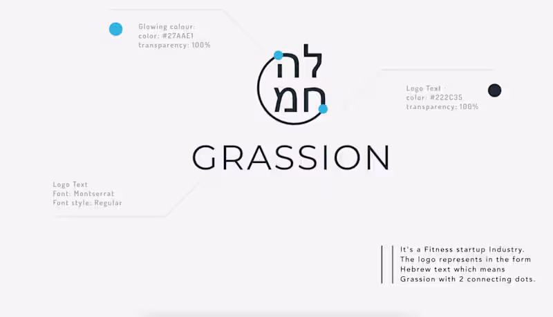Cover image for It's a Logo of a Fitness startup Industry.