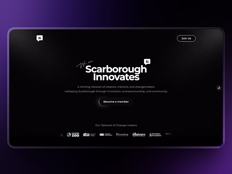 Cover image for Scarborough Innovates - Website Design