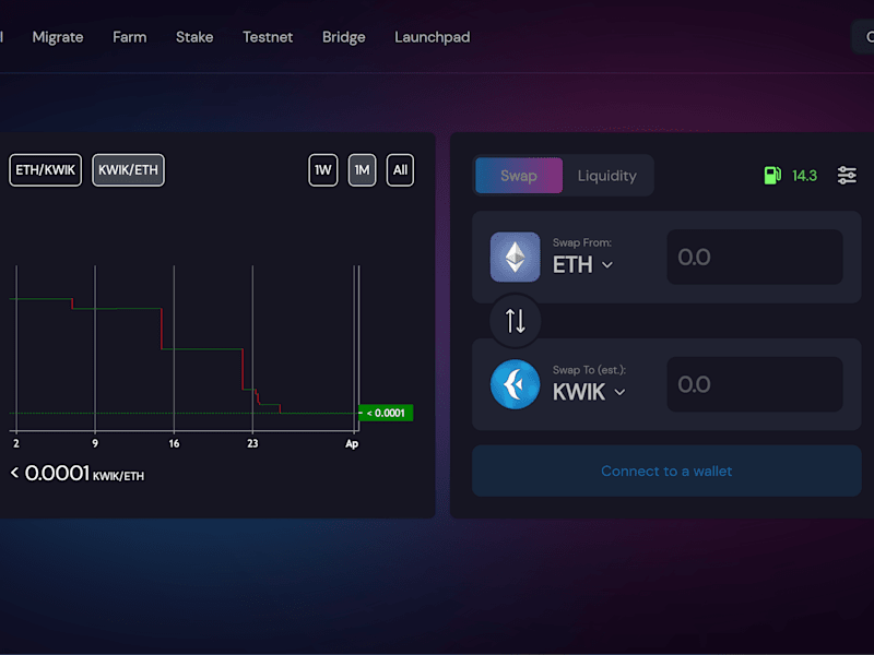 Cover image for Kwikswap Decentralized Exchange