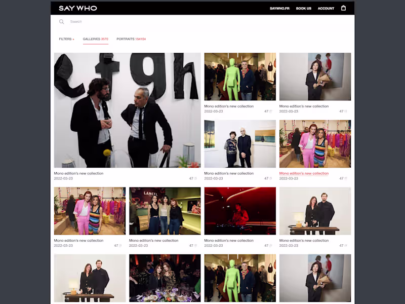 Cover image for Saywho.pro — CMS design