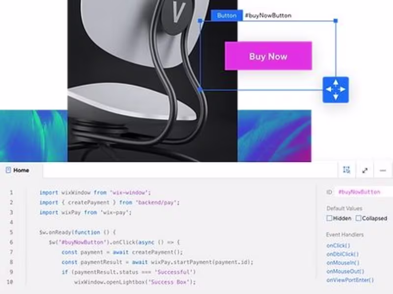 Cover image for Wix Velo - Custom Functionalities with Coding