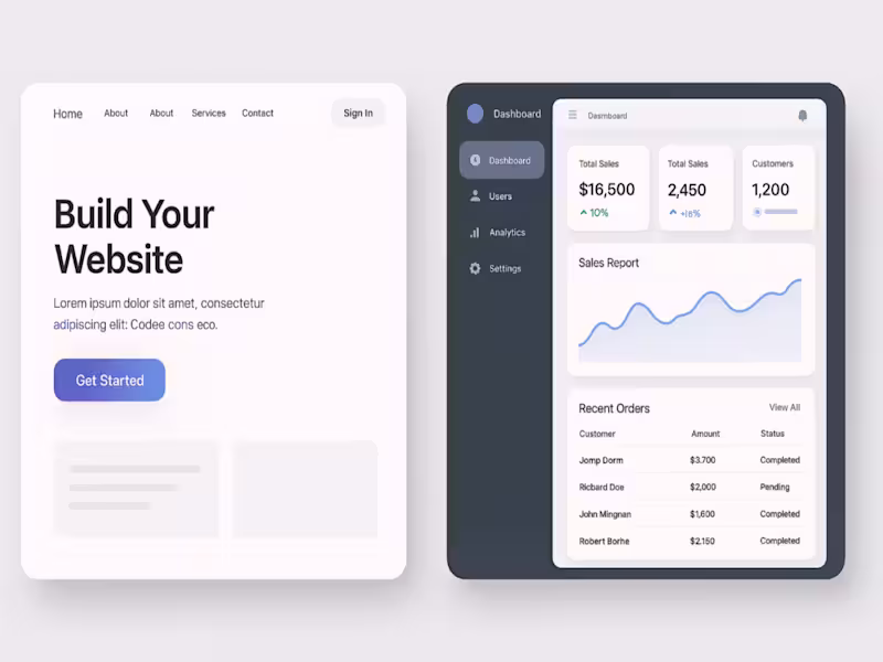 Cover image for Website and internal platform package