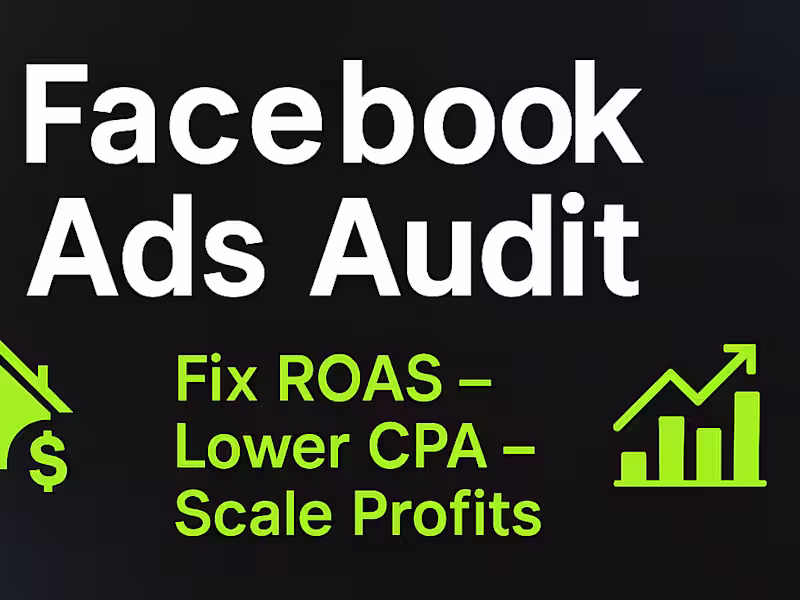 Cover image for Facebook Ads Audit for eCommerce Brands