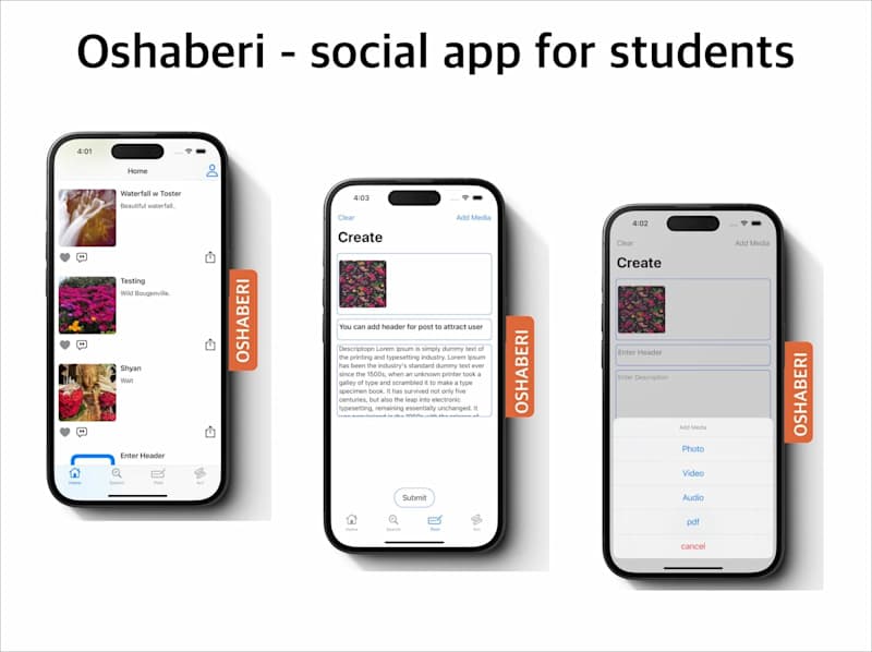 Cover image for Oshaberi: Connect, Learn, Thrive
