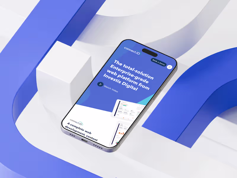 Cover image for Designing Connect.ID: A Modern Site to Win Clients