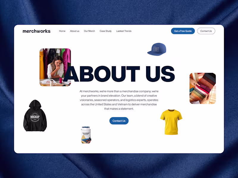 Cover image for Merchworks Website | Webflow